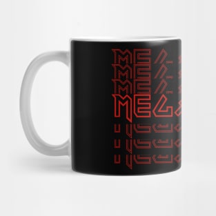 IRON TEXT HEAVY METAL (MEGADETH) Mug
